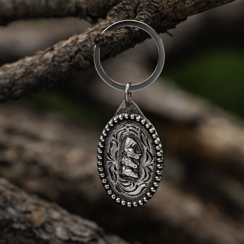 Silver Keychain - Western Keychains